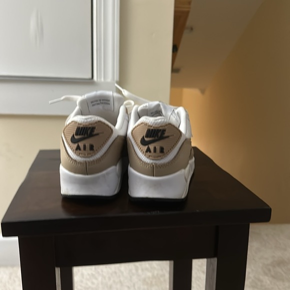 Nike Air Max White and Tan Sneakers - Picture 2 of 6